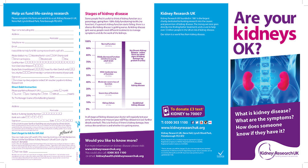 Kidney Research UK – Leaflet