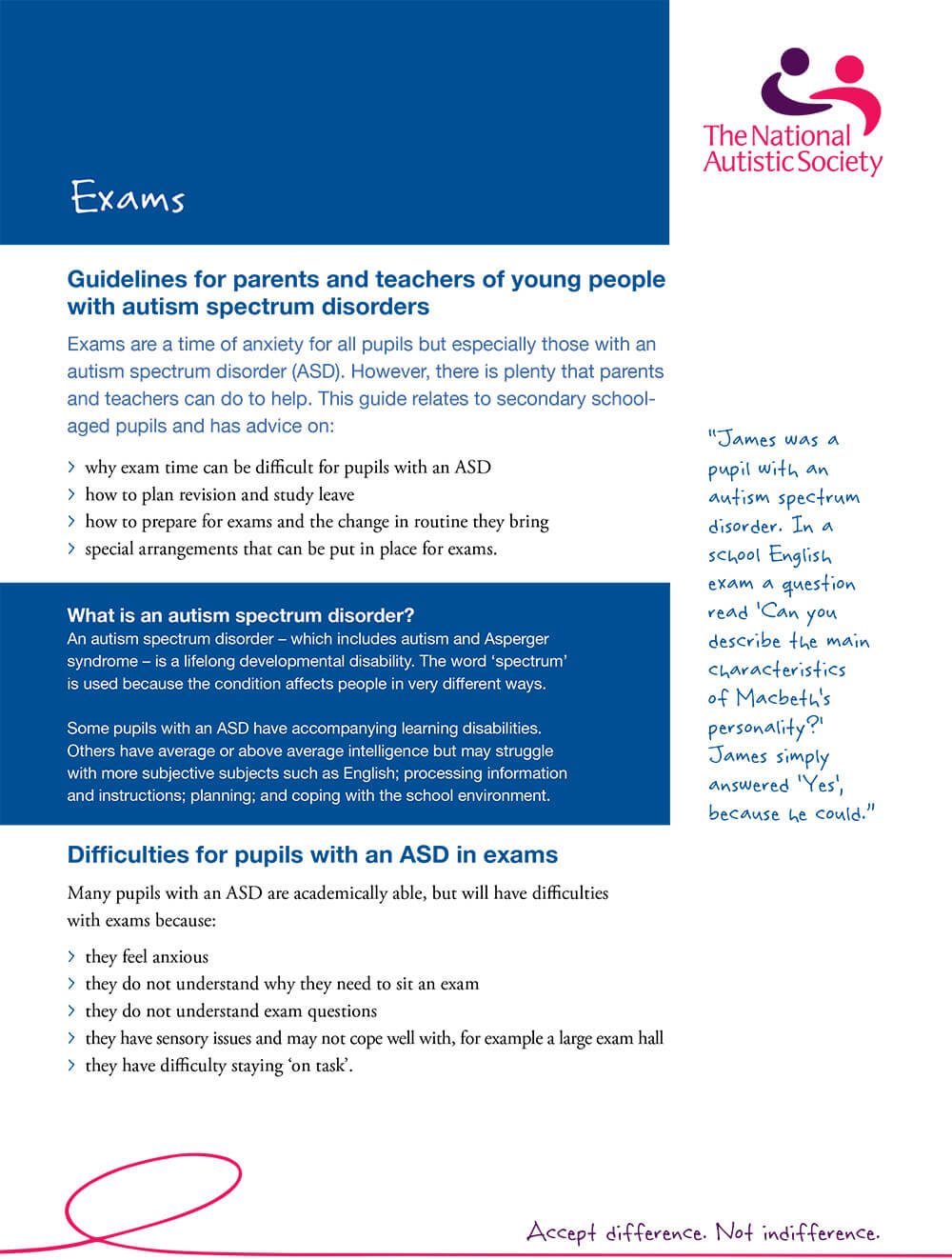 NAS – Exam Guidelines